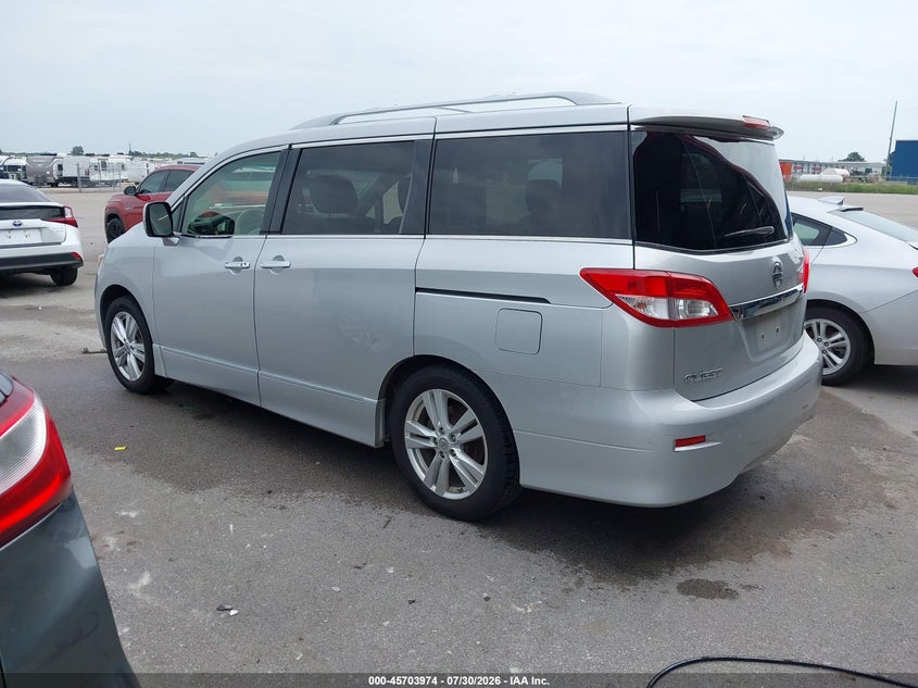 Vin: jn8ae2kp6c9043855, lot: 46202630, nissan quest sl 20123