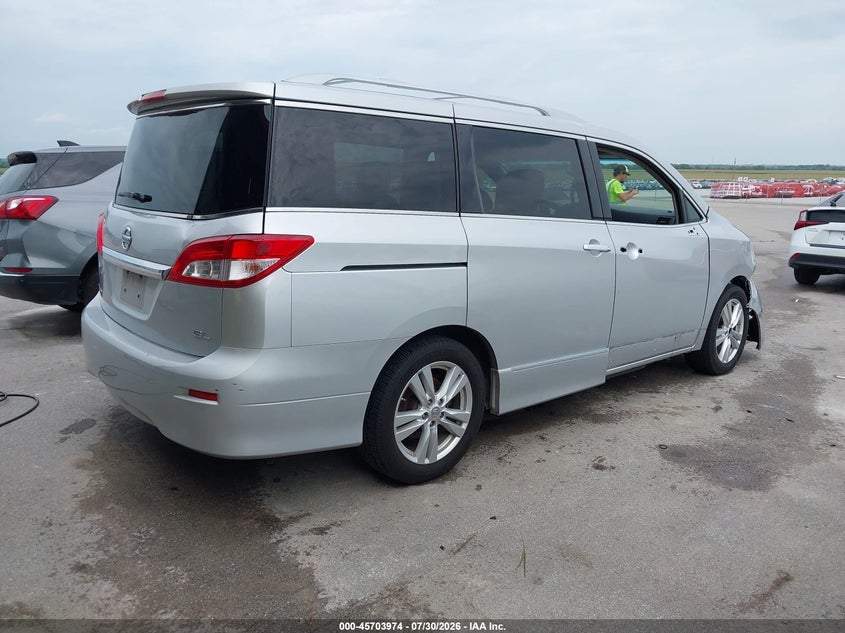 Vin: jn8ae2kp6c9043855, lot: 46202630, nissan quest sl 20124