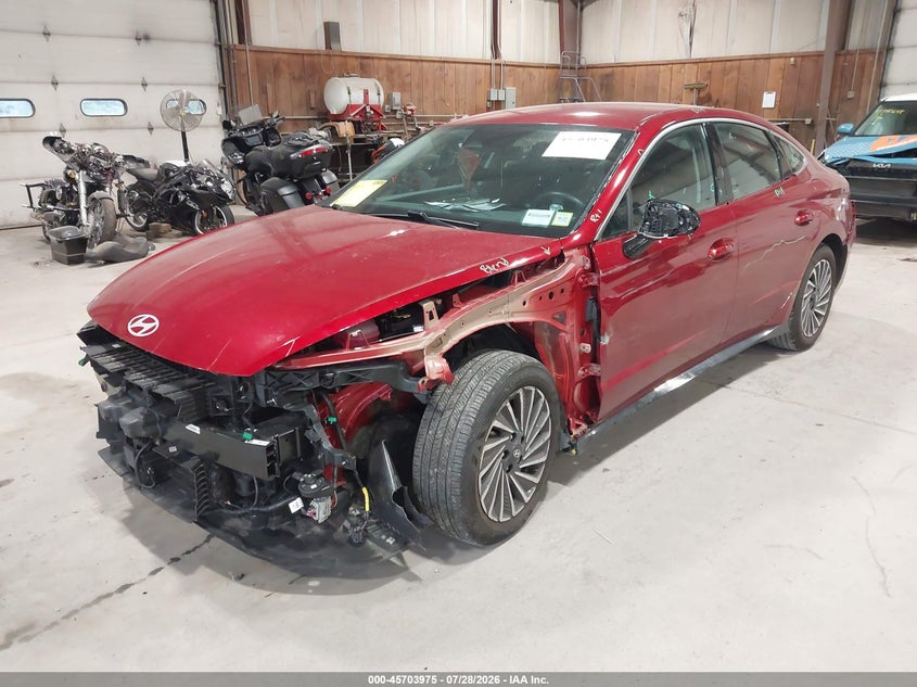 Vin: kmhl34jj6ra095508, lot: 46202631, hyundai sonata hybrid sel 20242