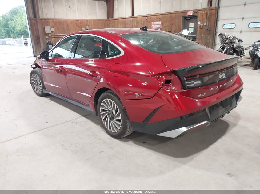 Vin: kmhl34jj6ra095508, lot: 46202631, hyundai sonata hybrid sel 20243