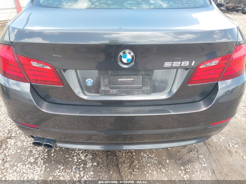 Vin: wbafr1c55bc672227, lot: 46202642, bmw 528i 20114