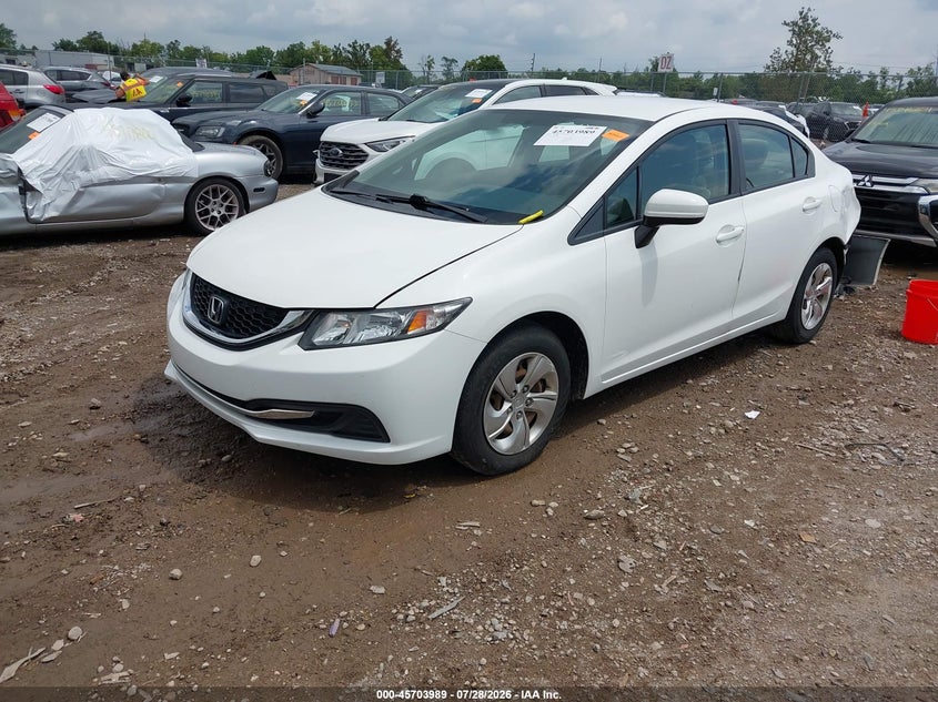 Vin: 19xfb2f53ee034046, lot: 46202645, honda civic lx 20142