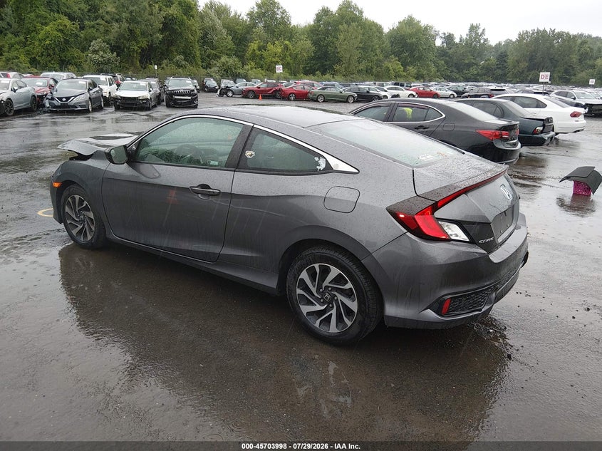 Vin: 2hgfc4b08jh306531, lot: 46202654, honda civic lx-p 20183