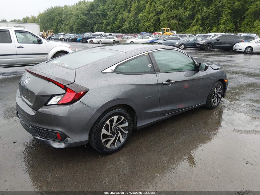 Vin: 2hgfc4b08jh306531, lot: 46202654, honda civic lx-p 20184