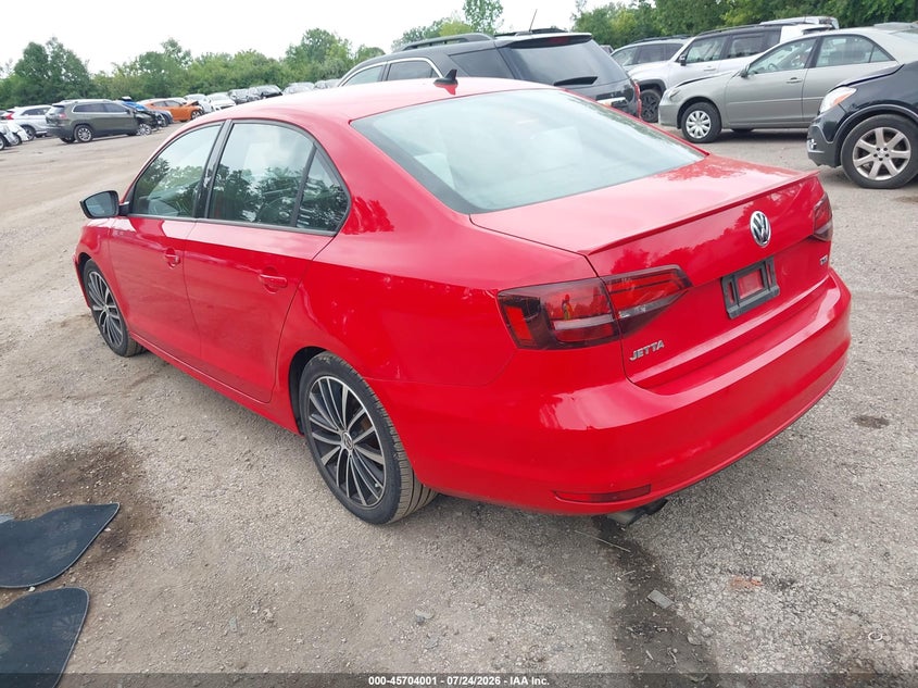 2016 VOLKSWAGEN JETTA auction photo 3