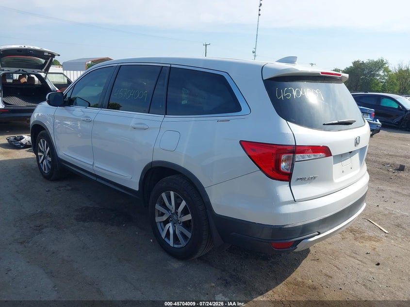 Vin: 5fnyf5h54mb012867, lot: 46202665, honda pilot 2wd ex-l 20213