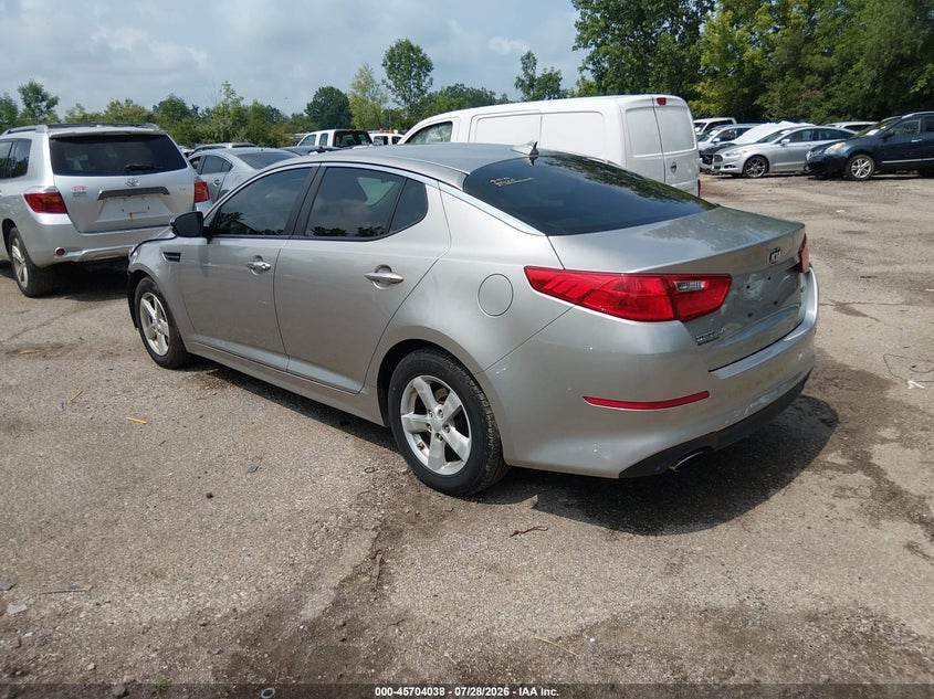 Vin: knagm4a73f5546161, lot: 46202695, kia optima lx 20153