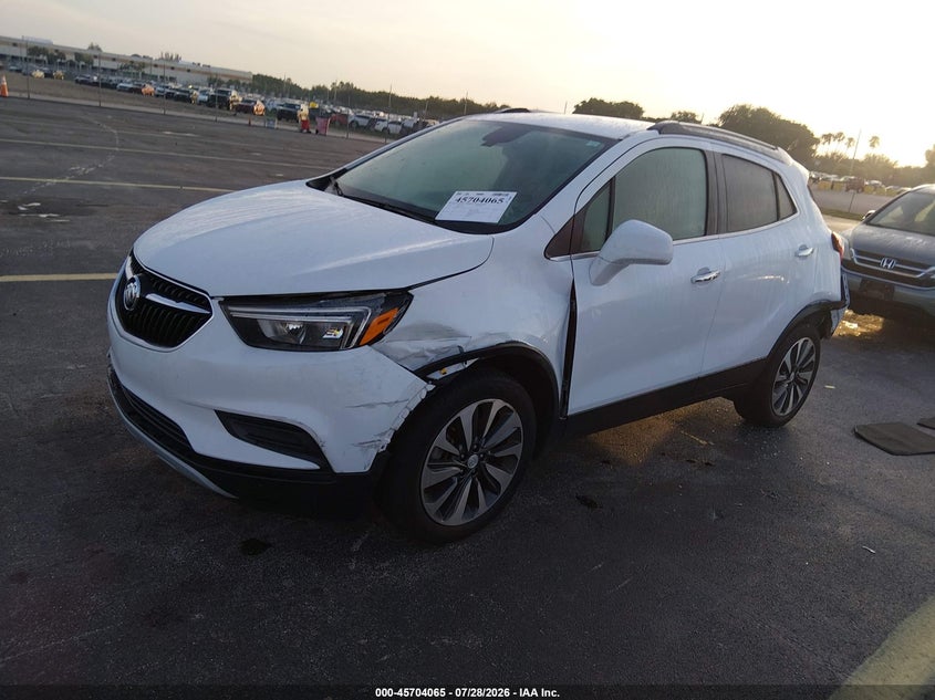 Vin: kl4cjasm0nb518132, lot: 46202722, buick encore fwd preferred 20222