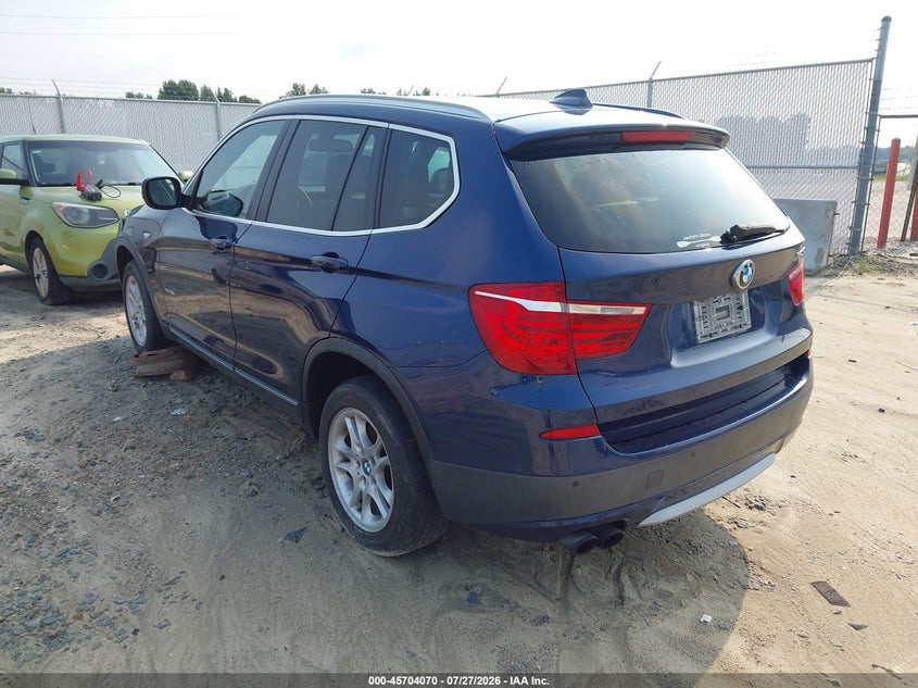 Vin: 5uxwx9c51d0a11923, lot: 46202726, bmw x3 xdrive28i 20133