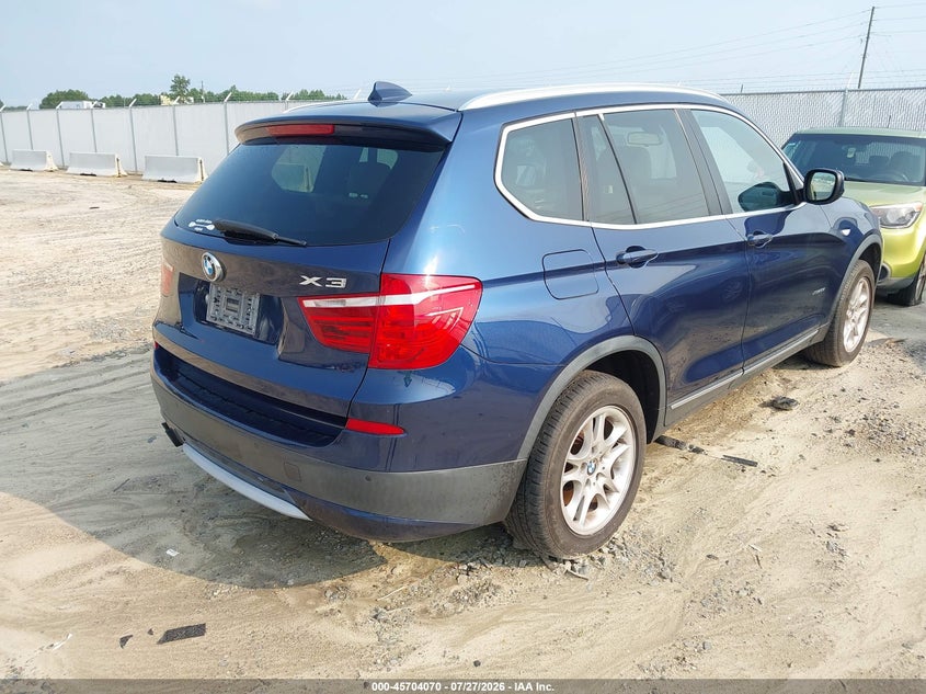 Vin: 5uxwx9c51d0a11923, lot: 46202726, bmw x3 xdrive28i 20134
