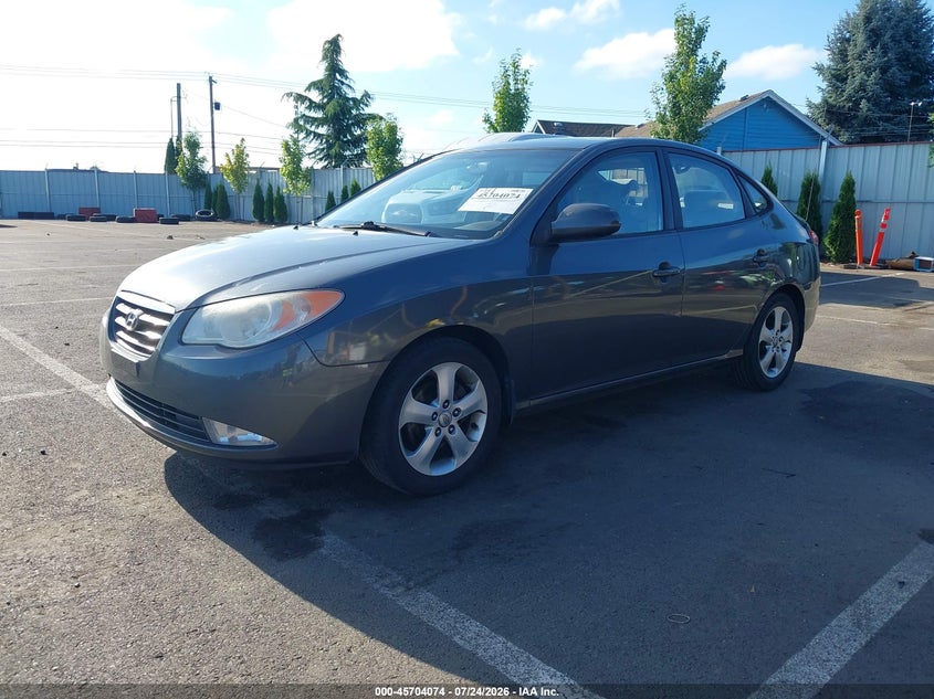 2007 Hyundai Elantra, Звичайний знос, IAAI, VIN KMHDU46D17U034017 — фото 2