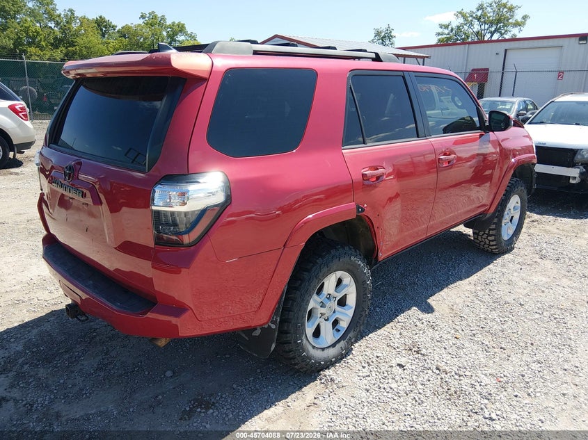 Vin: jtebu5jr2g5327404, lot: 46202744, toyota 4runner sr5 20164
