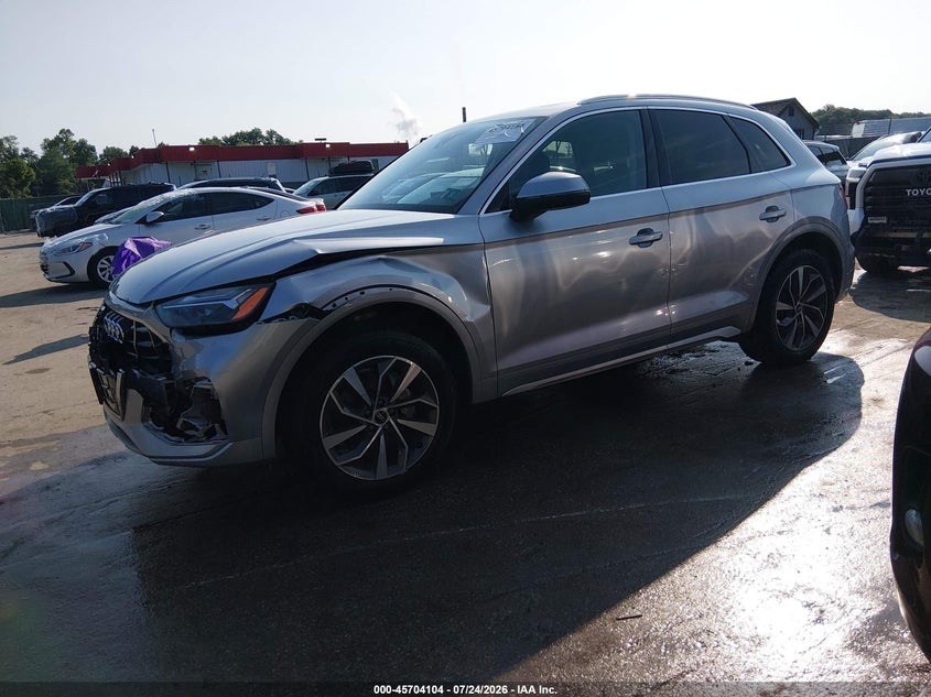 Vin: wa1aaafy6m2073222, lot: 46202759, audi q5 premium 45 tfsi quattro s tronic 20212