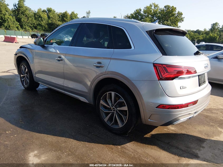 Vin: wa1aaafy6m2073222, lot: 46202759, audi q5 premium 45 tfsi quattro s tronic 20213