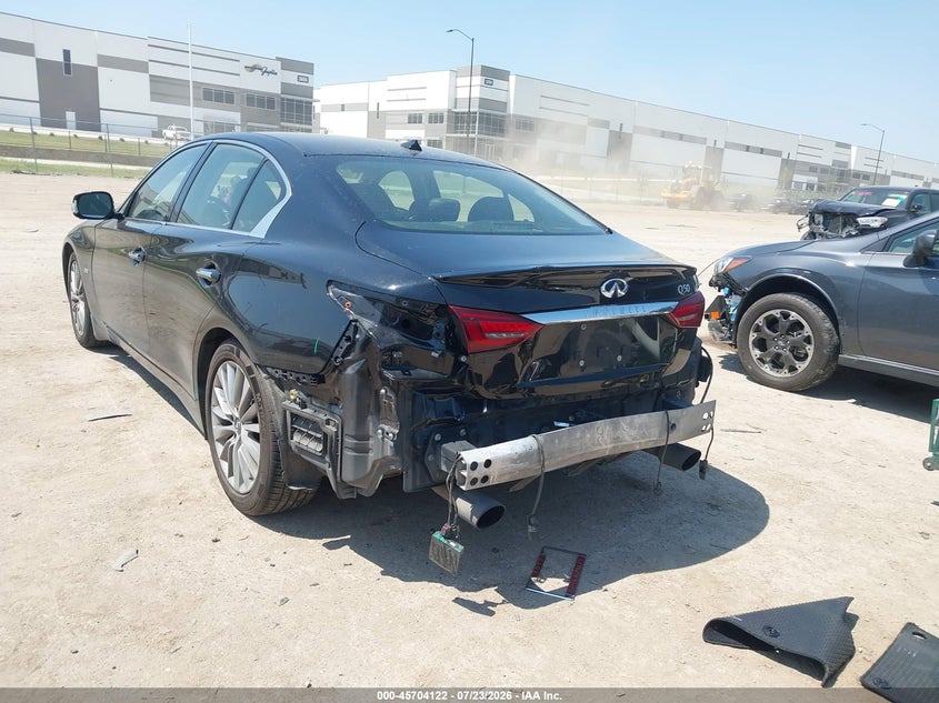 Vin: jn1ev7ap3jm381478, lot: 46202779, infiniti q50 3.0t luxe/3.0t sport 20183