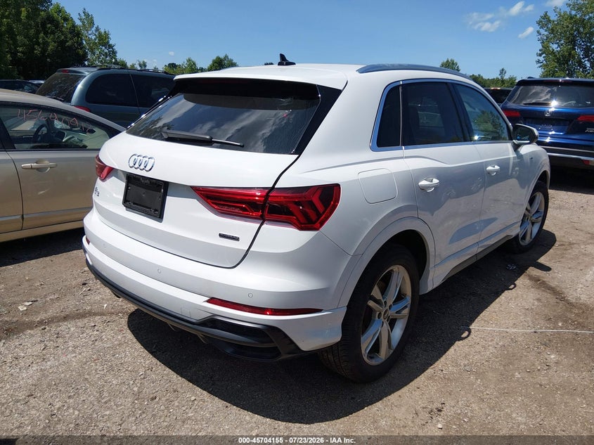 Vin: wa1eecf32m1130902, lot: 46202811, audi q3 premium plus 45 tfsi s line quattro tiptronic 20214