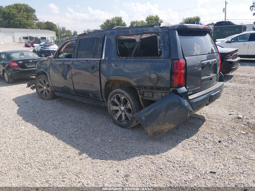 Vin: 1gnskhkc9kr253560, lot: 46202819, chevrolet suburban lt 20193