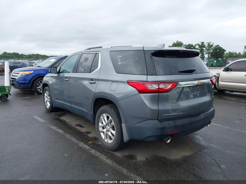 Vin: 1gnevgkw2jj285420, lot: 46202835, chevrolet traverse lt cloth 20183