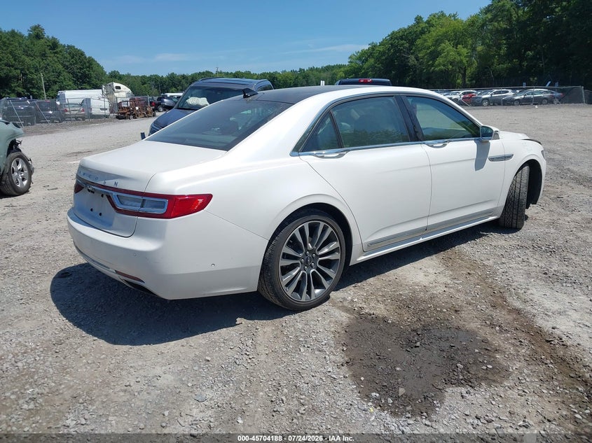 Vin: 1ln6l9nc4j5605700, lot: 46202844, lincoln continental reserve 20184