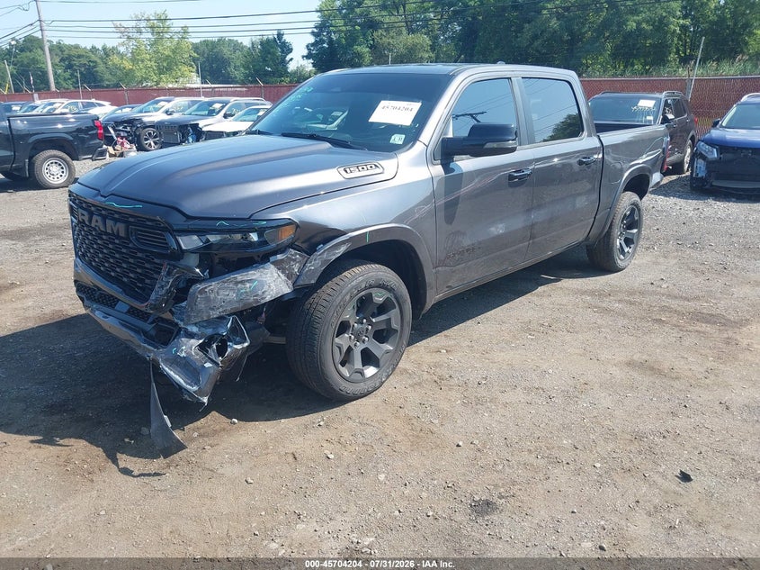 Vin: 1c6srfft1tn209216, lot: 46202859, ram 1500 big horn  4x4 5'7 box 20262