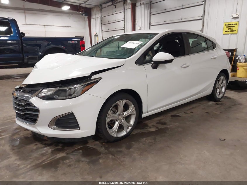 Vin: 3g1bf6sm4ks552146, lot: 46202865, chevrolet cruze premier 20192