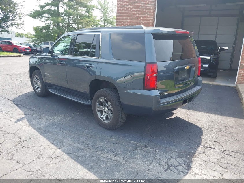 Vin: 1gnskaec1kr138387, lot: 46202867, chevrolet tahoe ls 20193