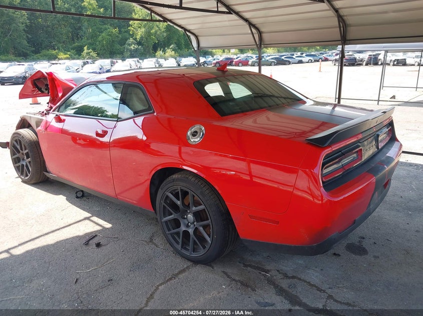 Vin: 2c3cdzfj7gh288728, lot: 46202910, dodge challenger r/t scat pack 20163