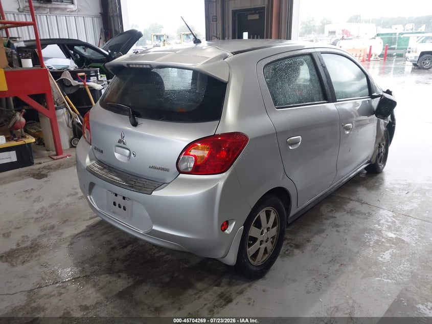 Vin: ml32a4hj7fh038185, lot: 46202925, mitsubishi mirage es 20154