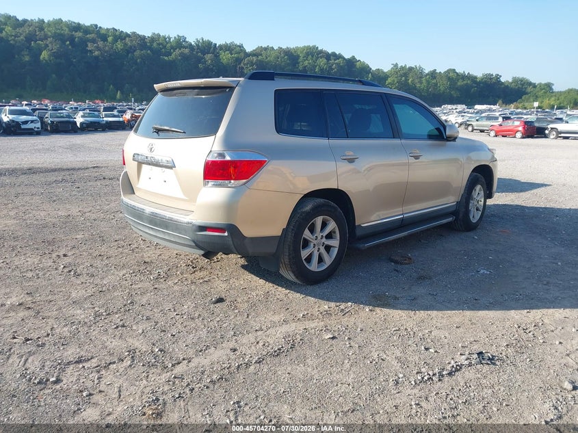 Vin: 5tdzk3eh0cs088437, lot: 46202926, toyota highlander se v6 20124