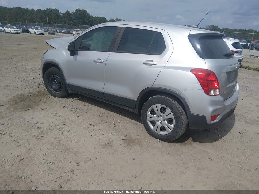 Vin: kl7cjksb5hb102699, lot: 46202927, chevrolet trax ls 20173