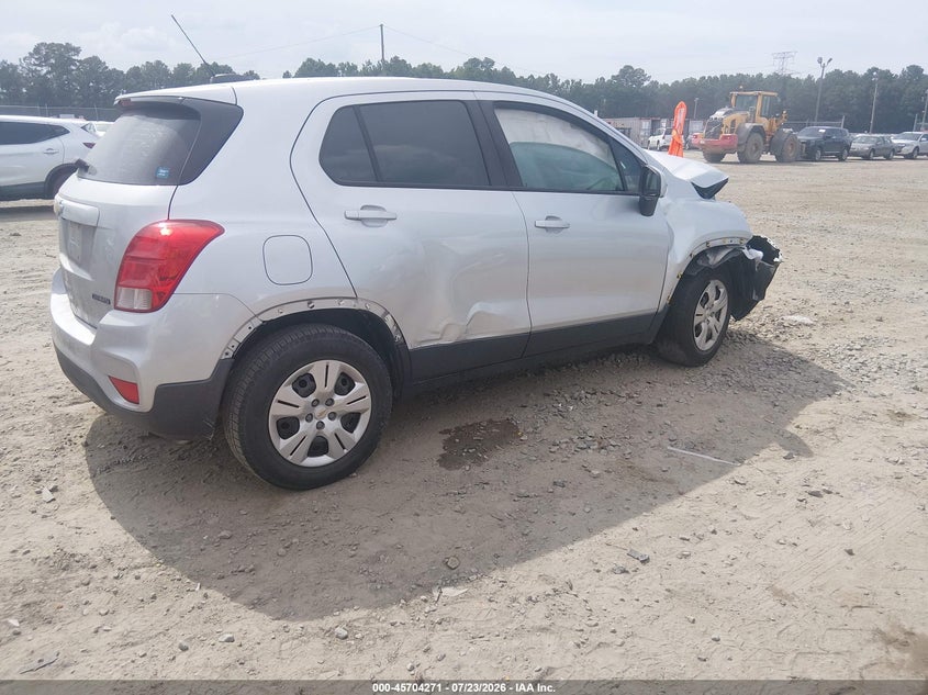 Vin: kl7cjksb5hb102699, lot: 46202927, chevrolet trax ls 20174