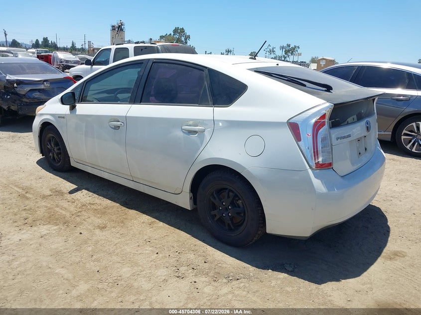 2012 TOYOTA PRIUS auction photo 3