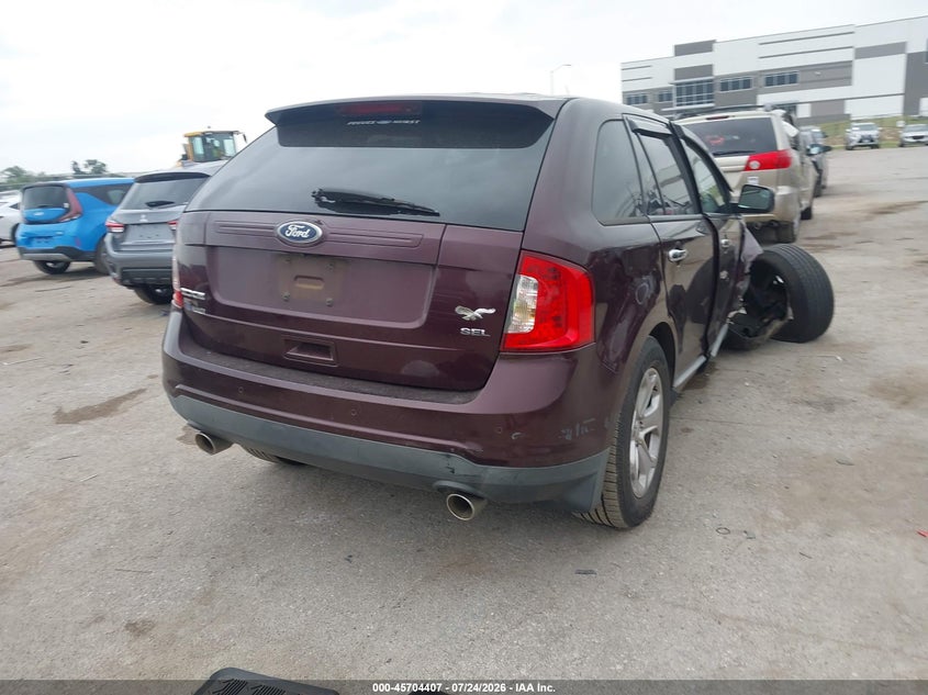 Vin: 2fmdk3jc8bba01724, lot: 46203063, ford edge sel 20114