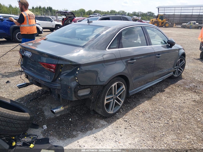 Vin: wauj8gff1j1006111, lot: 46203072, audi a3 2.0t premium/2.0t tech premium 20184