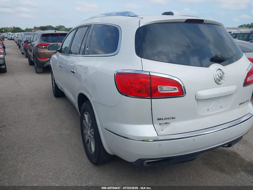 Vin: 5gakrbkd8hj213490, lot: 46203093, buick enclave leather 20173