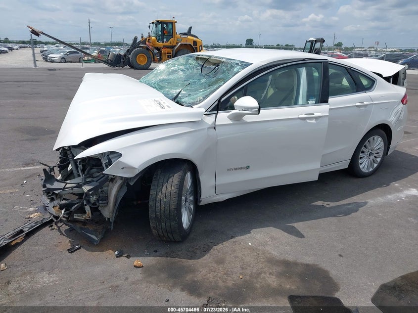 Vin: 3fa6p0lu9er150075, lot: 46203142, ford fusion hybrid se 20142