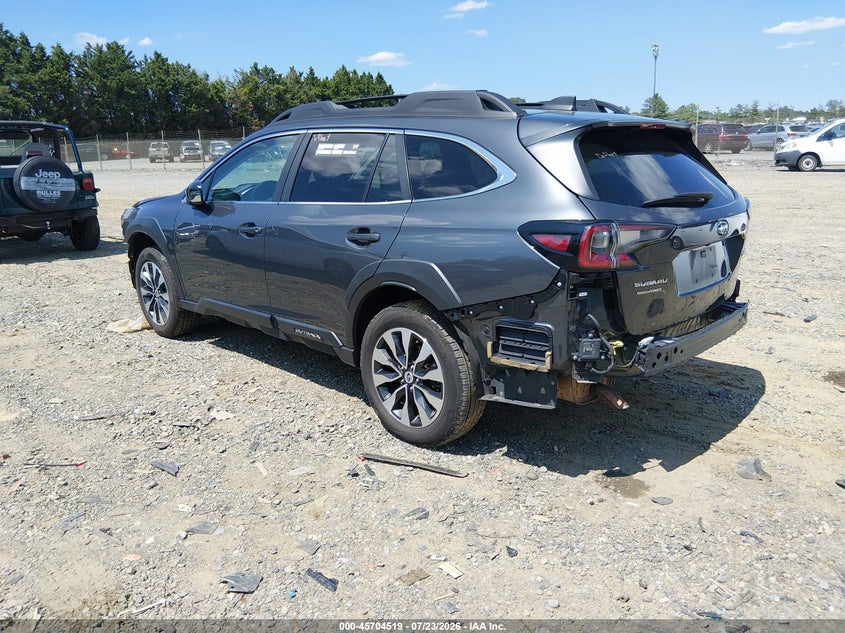 Vin: 4s4btanc2r3301160, lot: 46203175, subaru outback limited 20243