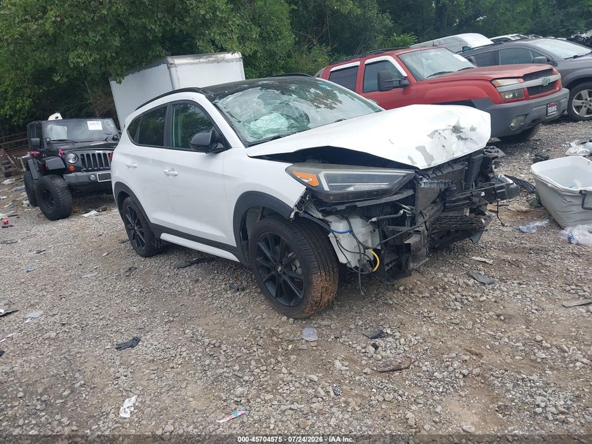 2019 Hyundai Tucson Night, Перёд, IAAI, VIN KM8J33AL6KU971436