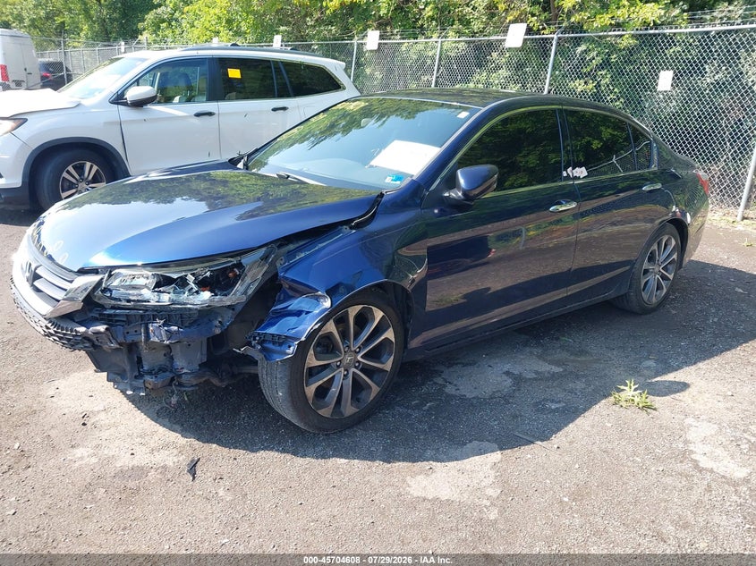 Vin: 1hgcr2f5xda235833, lot: 46203264, honda accord sport 20132