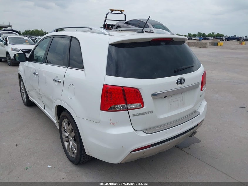 Vin: 5xykwda21dg364412, lot: 46203281, kia sorento sx v6 20133