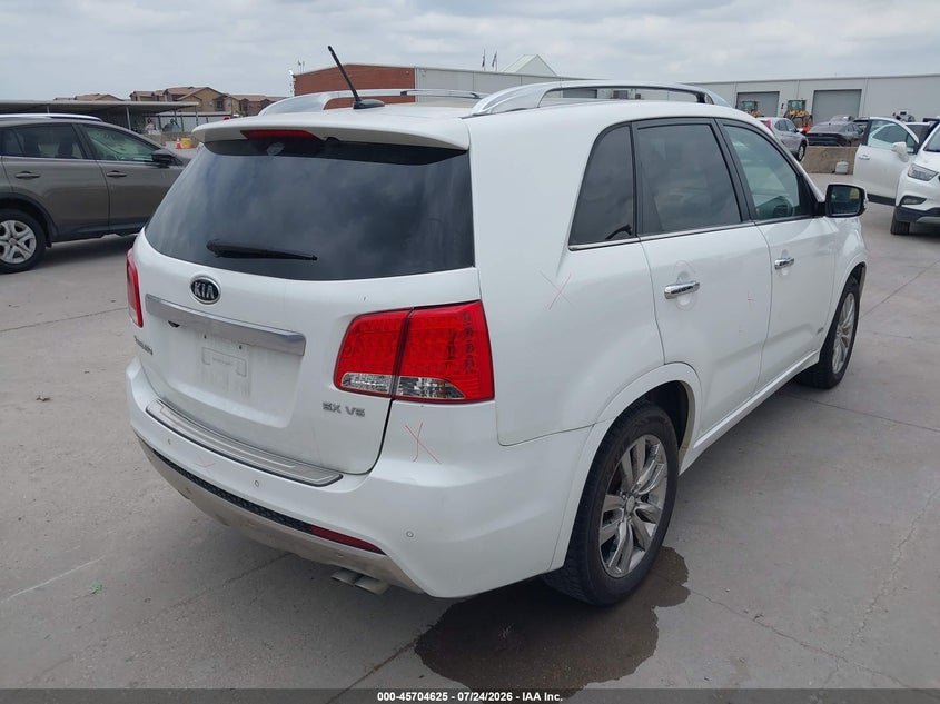 Vin: 5xykwda21dg364412, lot: 46203281, kia sorento sx v6 20134
