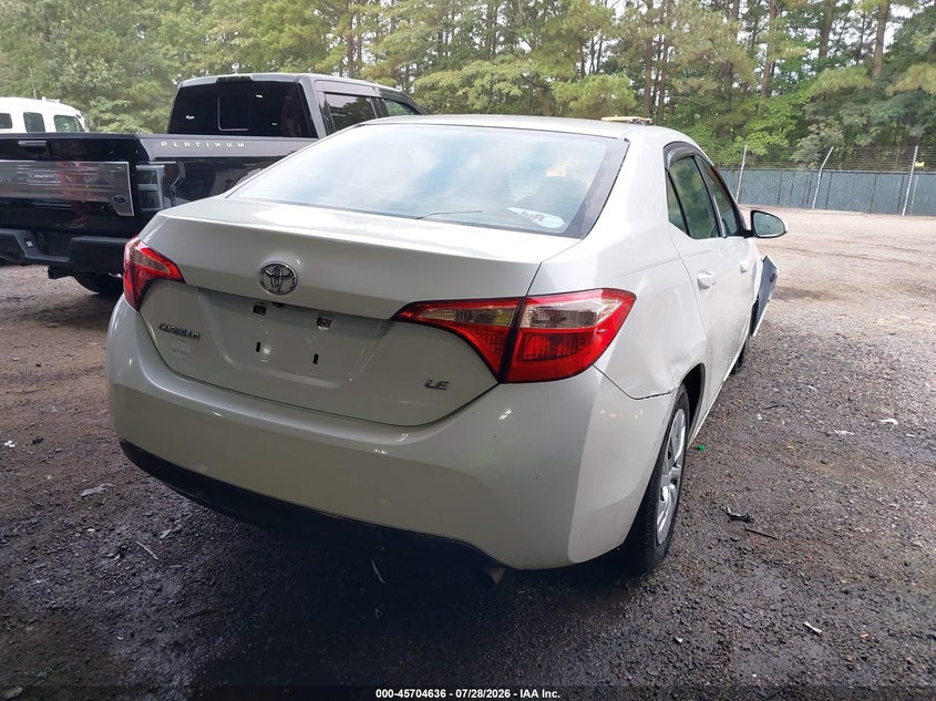 Vin: 5yfburhe5hp692162, lot: 46203292, toyota corolla le 20174