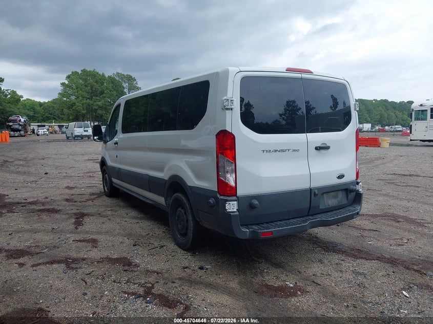 Vin: 1fbzx2zm5jkb52886, lot: 46203302, ford transit-350 xl 20183