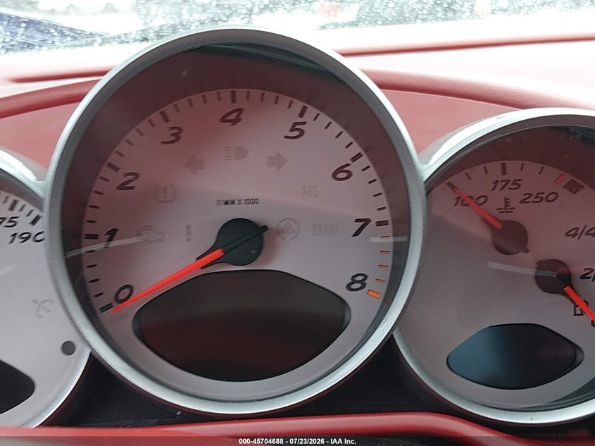 PORSCHE BOXSTER 2008 VIN WP0CB29898U731350