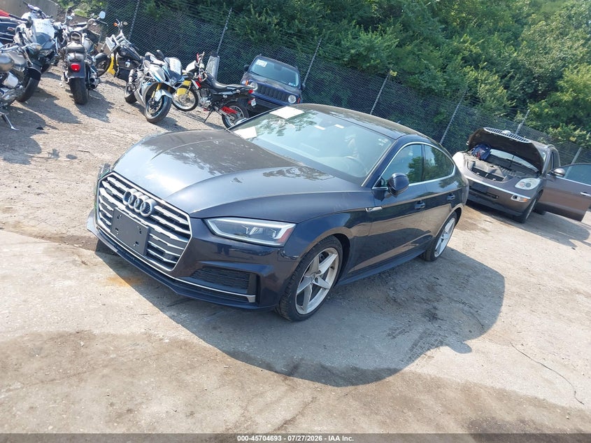 Vin: wauencf5xja060484, lot: 46203349, audi a5 2.0t premium 20182