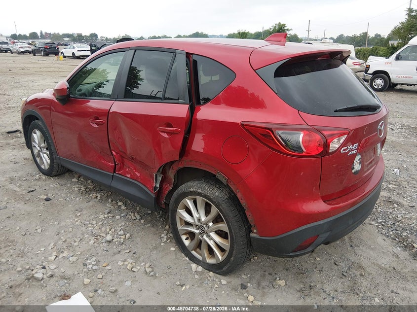 Vin: jm3ke4dy0f0459269, lot: 46203394, mazda cx-5 grand touring 20153