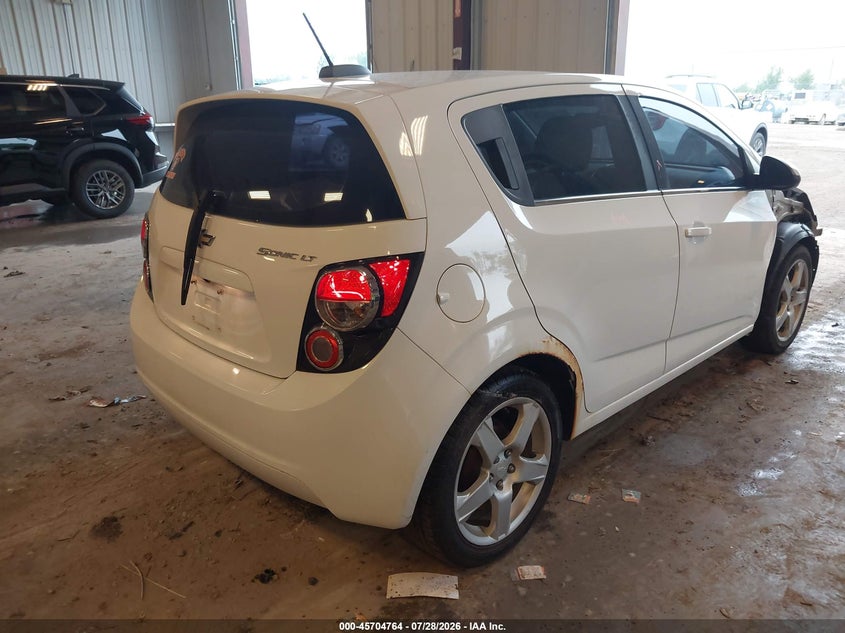 Vin: 1g1jc6sh7f4165572, lot: 46203420, chevrolet sonic lt auto 20154