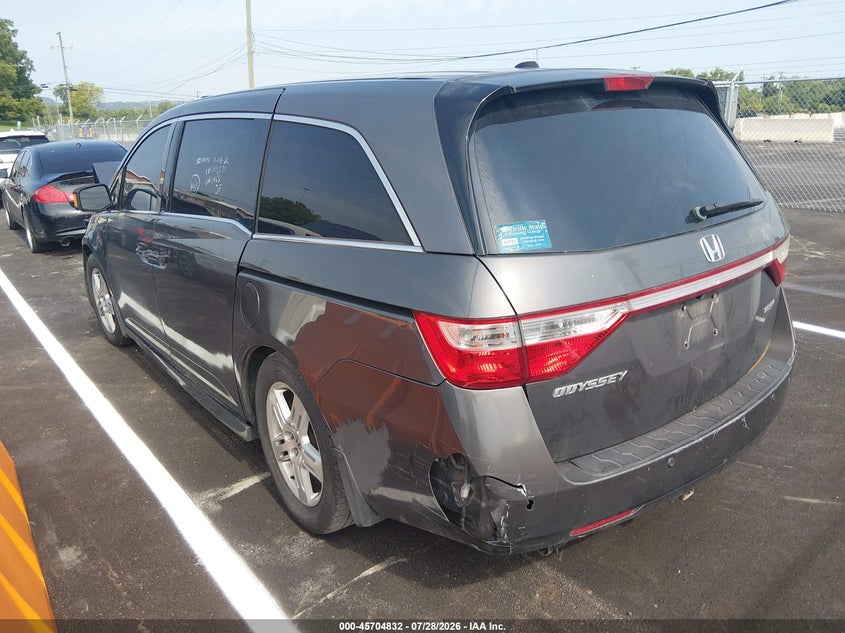 Vin: 5fnrl5h90db071463, lot: 46203488, honda odyssey touring/touring elite 20133