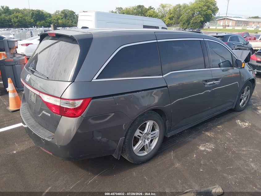 Vin: 5fnrl5h90db071463, lot: 46203488, honda odyssey touring/touring elite 20134
