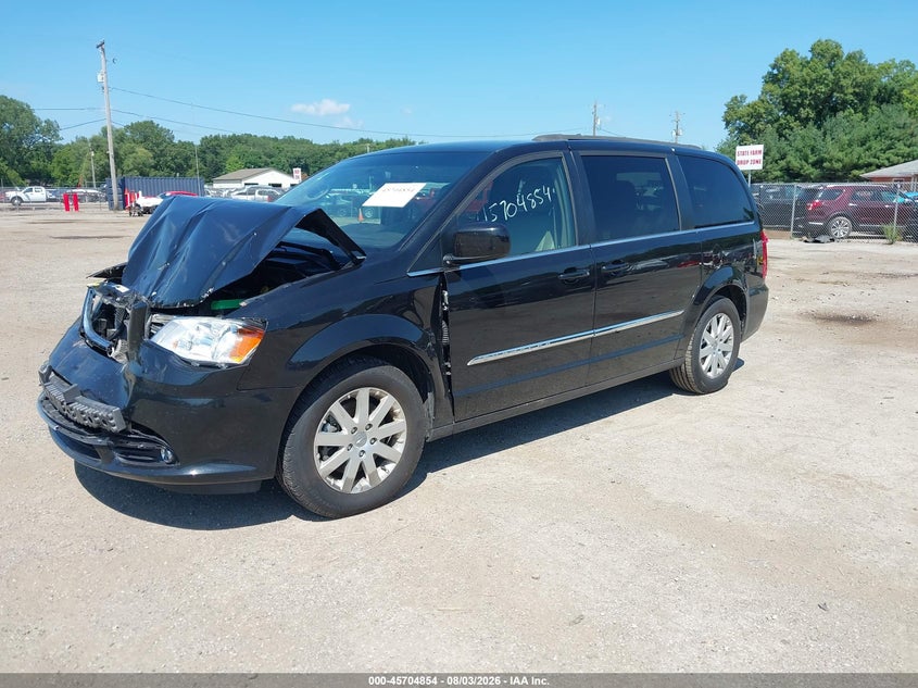Vin: 2c4rc1bg7gr230276, lot: 46203510, chrysler town & country touring 20162